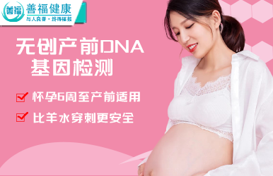 无创产前DNA基因检测--怀孕6周至产前适用